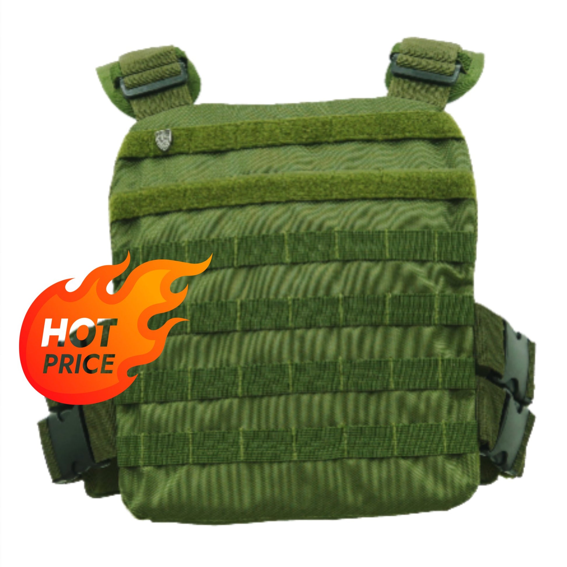 Green Military Plate Carrier Vest - MC Armor