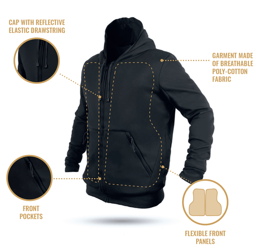 KRYPTON BULLETPROOF HOODIE - MC Armor