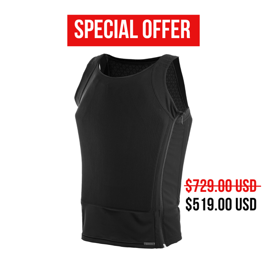 Male Perfect Tank Top Body Armor - Level IIIA - MC Armor